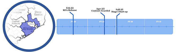 Visual of timeline