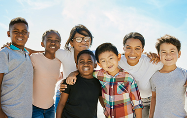 smiling kids