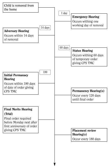 chart for Overview of 12-month court process