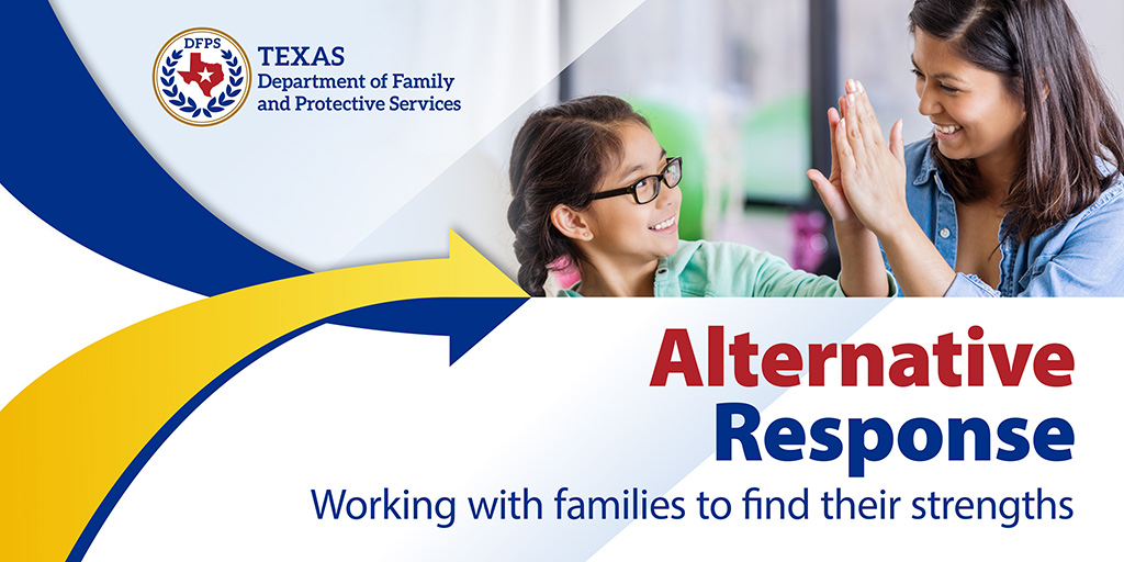 Alternative Response - Working with families to find their strength. click to open full resolution.