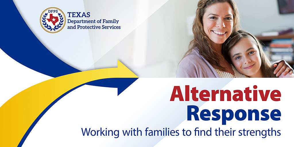 Alternative Response - Working with families to find their strengths. click to open full resolution.