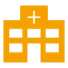 Hospital building icon