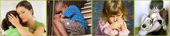 kids looking sad, unhappy and anxious